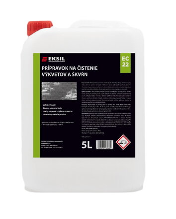 Eksil EC22 - Prípravok na odstránenie vápenných výkvetov 1L