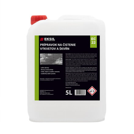 Eksil EC22 - Prípravok na odstránenie vápenných výkvetov 1L
