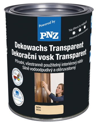 PNZ Dekoračný vosk Transparent 0,75L