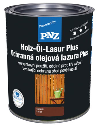 PNZ Ochranná olejová lazúra Plus 0,75L
