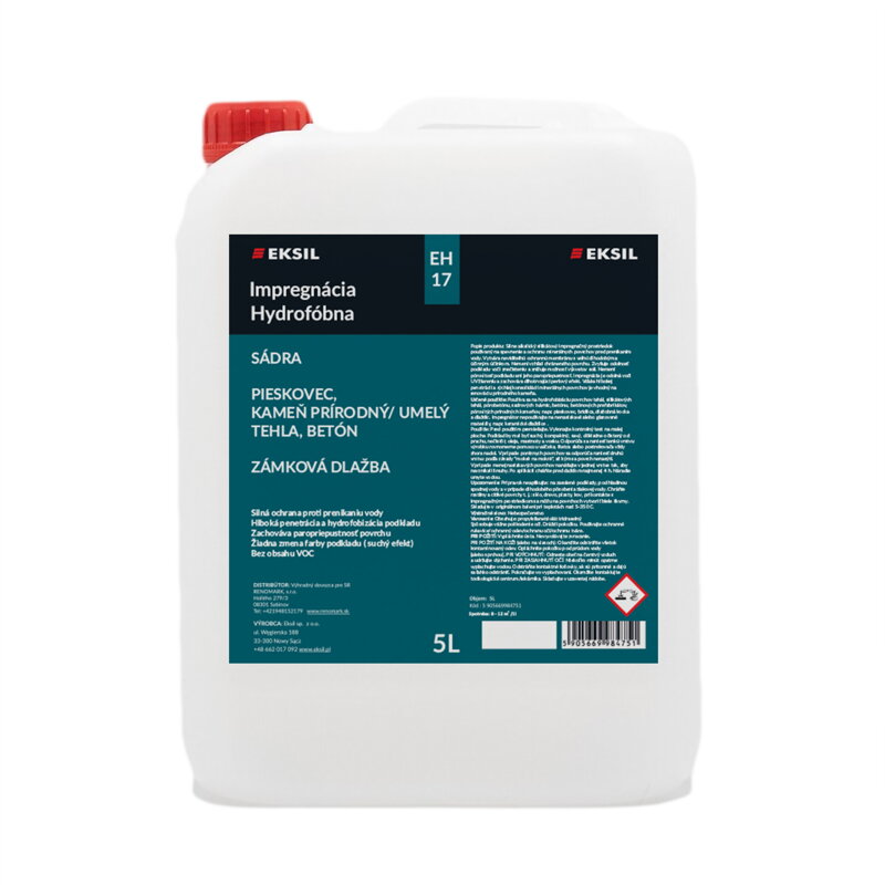 Eksil EH17 - Hydrofóbna impregnácia 2L Eksil EH17 - Hydrofóbna impregnácia 2L