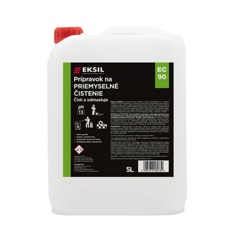 Eksil EC90 - Prípravok na priemyselné čistenie 5L