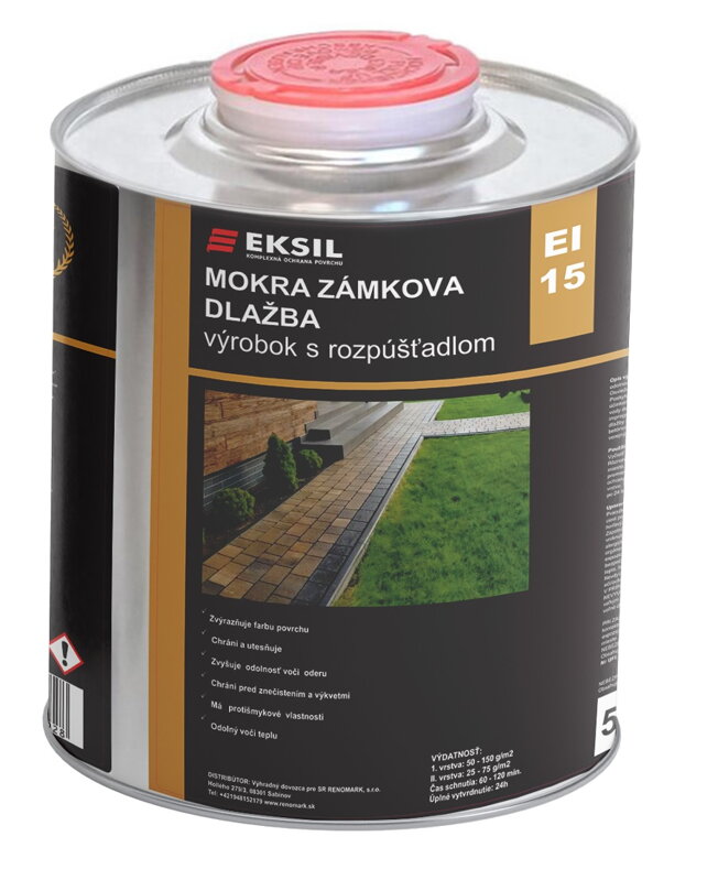Eksil EI15 - MOKRA ZÁMKOVA DLAŽBA IMPREGNÁT 1L