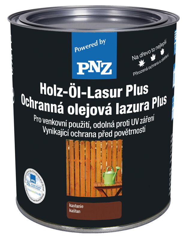 PNZ Ochranná olejová lazúra Plus 0,75L PNZ Ochranná olejová lazúra Plus 0,75L